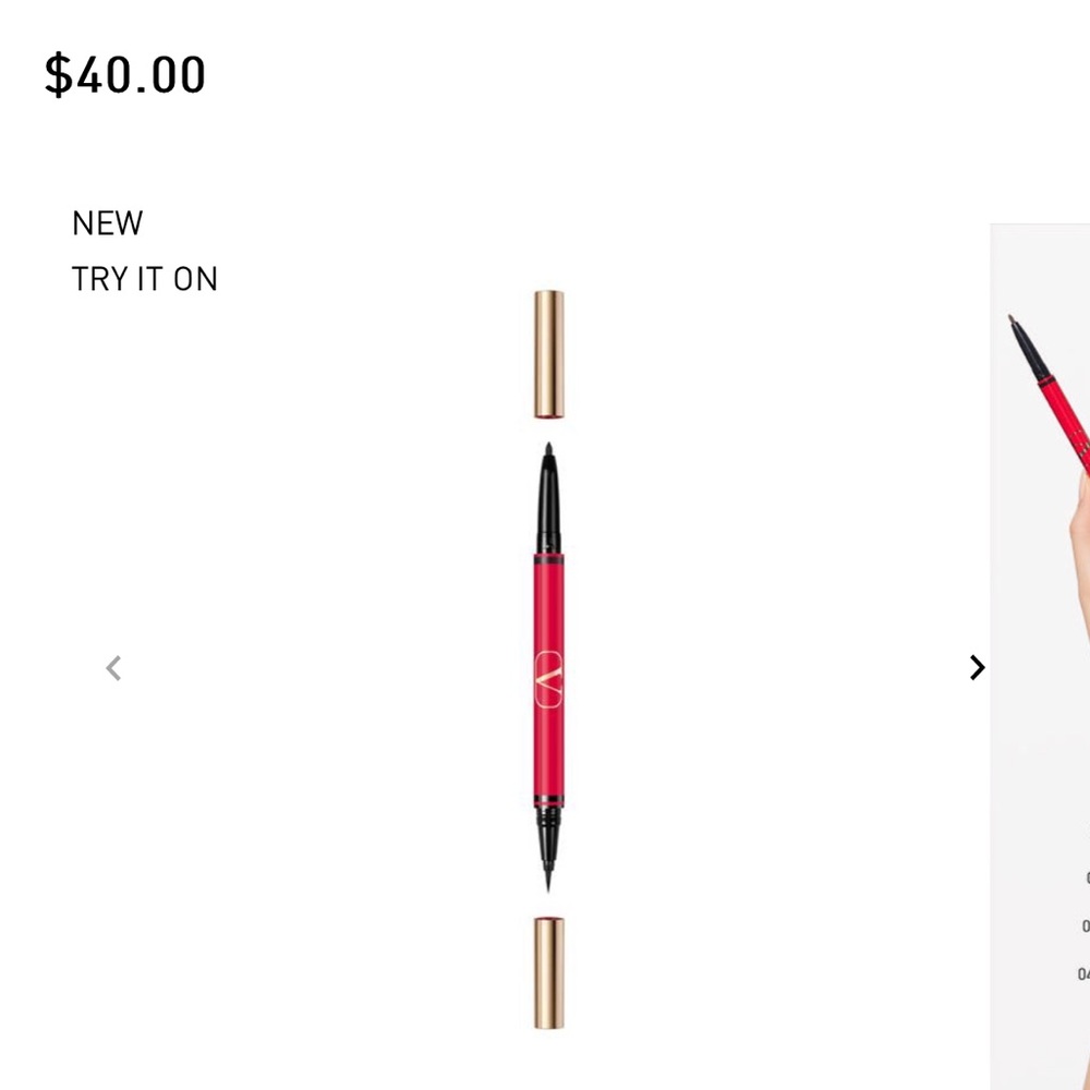 Never used Valentino Twin Liner